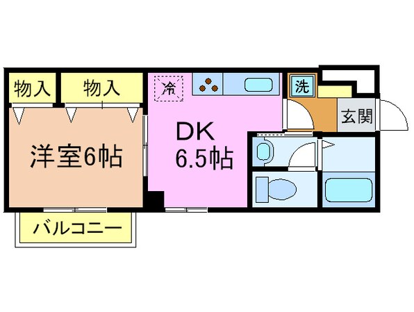 大林マンションの物件間取画像